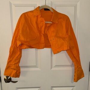 Orange Crop Top
